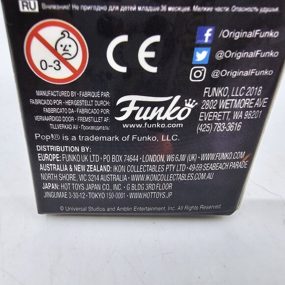 Funko Pocket Pop Keychain Jurassic World Dominion Velociraptor BLUE Vinyl - Picture 6 of 9